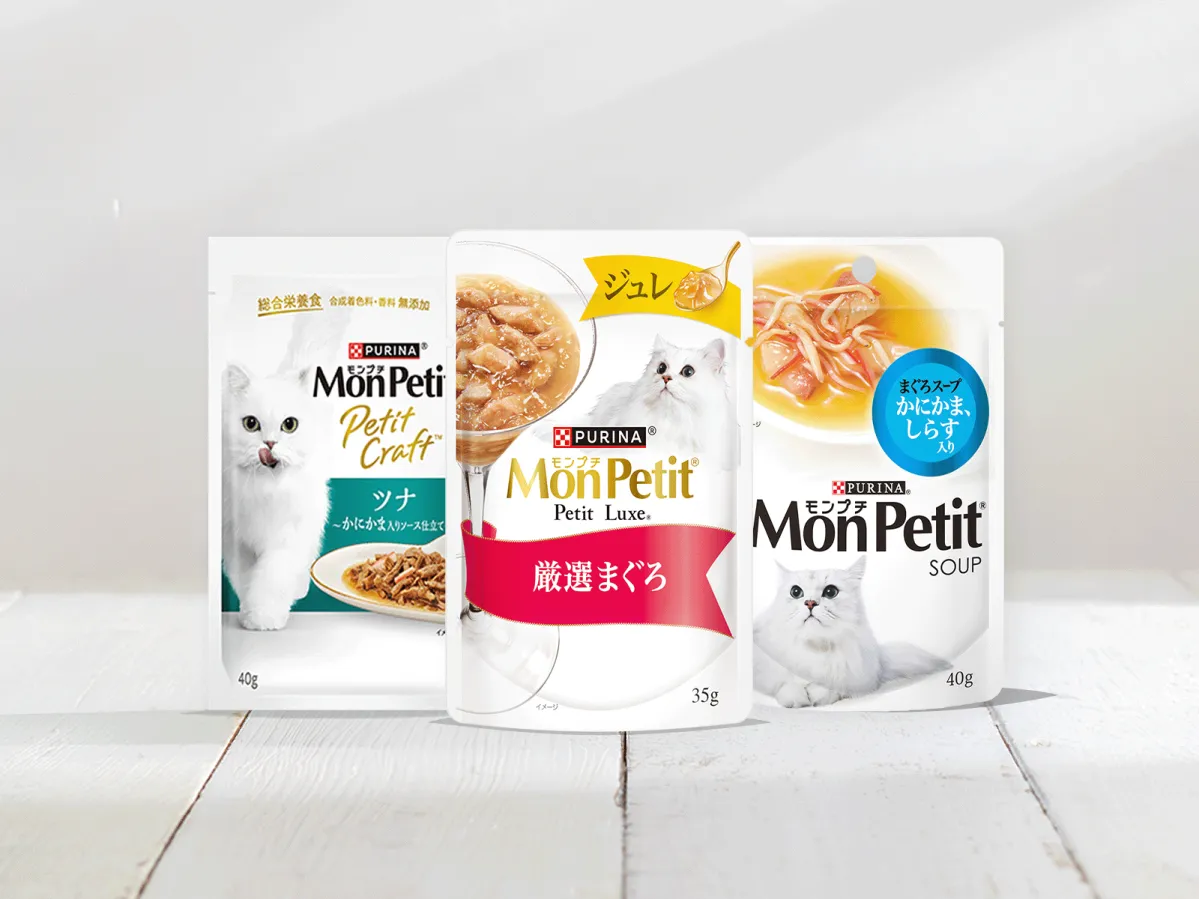 モンプチミニパウチ シリーズ - ウェットキャットフード - ピュリナ
